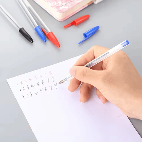 CAJA 50 LAPIZ PASTA AZUL A.B.C.