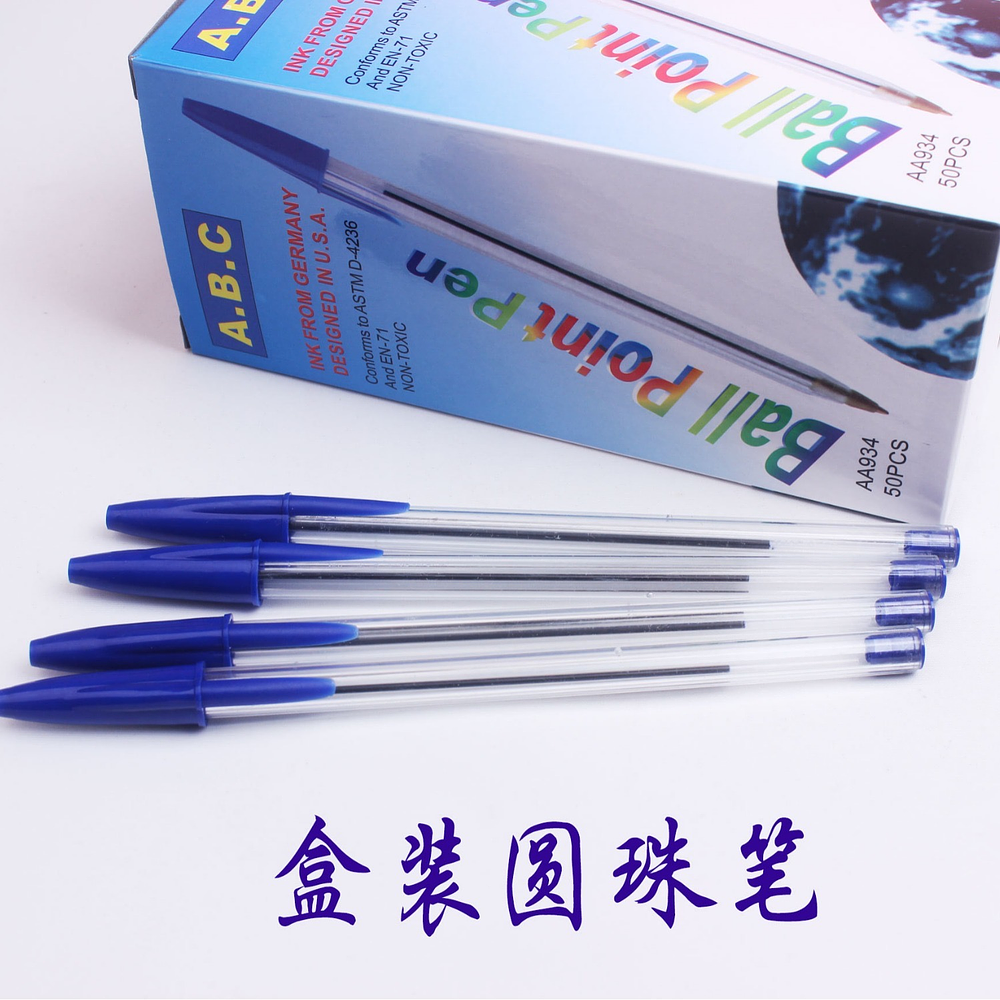 CAJA 50 LAPIZ PASTA AZUL A.B.C.