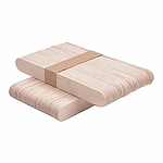 PALO DE HELADO MADERA GRUESO NATURAL 50UNDS (BAJA LENGUA)