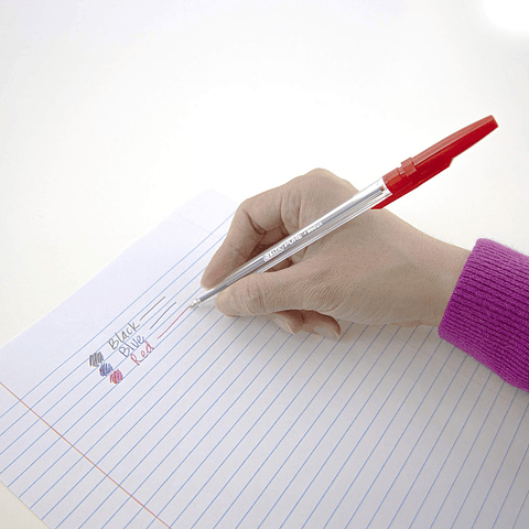 SET 10 LAPIZ PASTA ROJO EN BOLSA