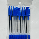 SET 10 LAPIZ PASTA AZUL EN BOLSA