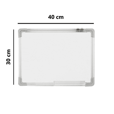 PIZARRA ACRÍLICAS MAGNETICA MARCO ALUMINIO 30x40CM