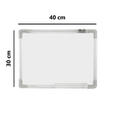 PIZARRA ACRÍLICAS MAGNETICA MARCO ALUMINIO 30x40CM