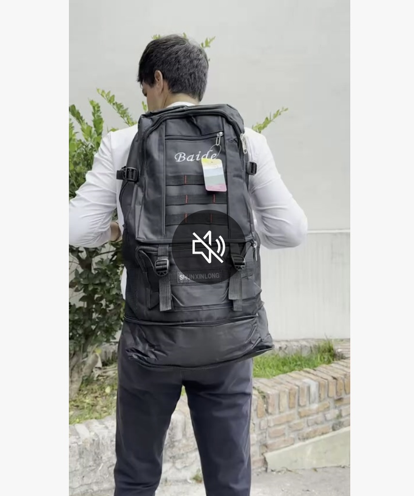 MOCHILA TÁCTICA TREKKING POLIESTER EXPANDIBLE 4 BOLSILLOS  3