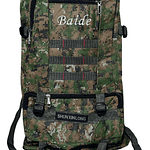 MOCHILA TÁCTICA TREKKING POLIESTER EXPANDIBLE 4 BOLSILLOS 