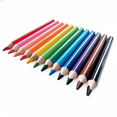 SET DE 12 LAPIZ DE COLOR JUMBO 