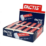 GOMA DE BORRAR FACTIS S20 CAJA 20UNDS