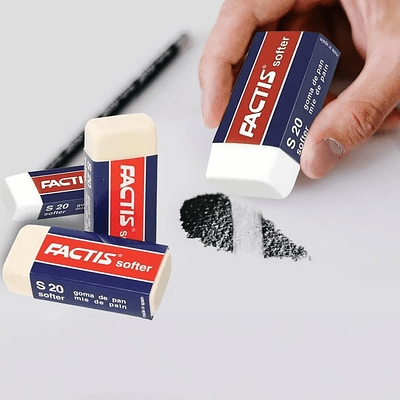 GOMA DE BORRAR FACTIS S20 CAJA 20UNDS