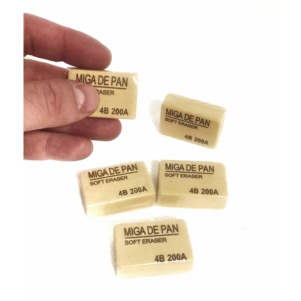 GOMA DE MIGA DE PAN 4B 200A CAJITA 30UNDS