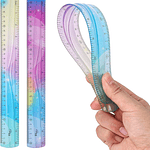 REGLA FLEXIBLE MULTICOLOR DE 30CM