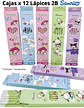 SET 12 LÁPIZ GRAFITO 2B CON GOMA SANRIO  - Miniatura 1