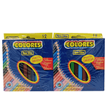 SET DE 12 COLORES CORTO 8.5CM NEW ELITE 