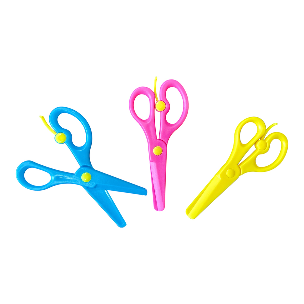 TIJERA PRE ESCOLAR PLASTICA CON SEGURO
