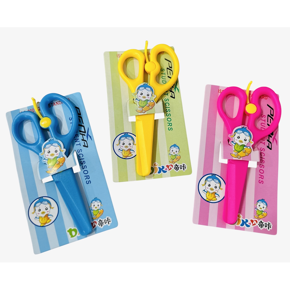 TIJERA PRE ESCOLAR PLASTICA CON SEGURO