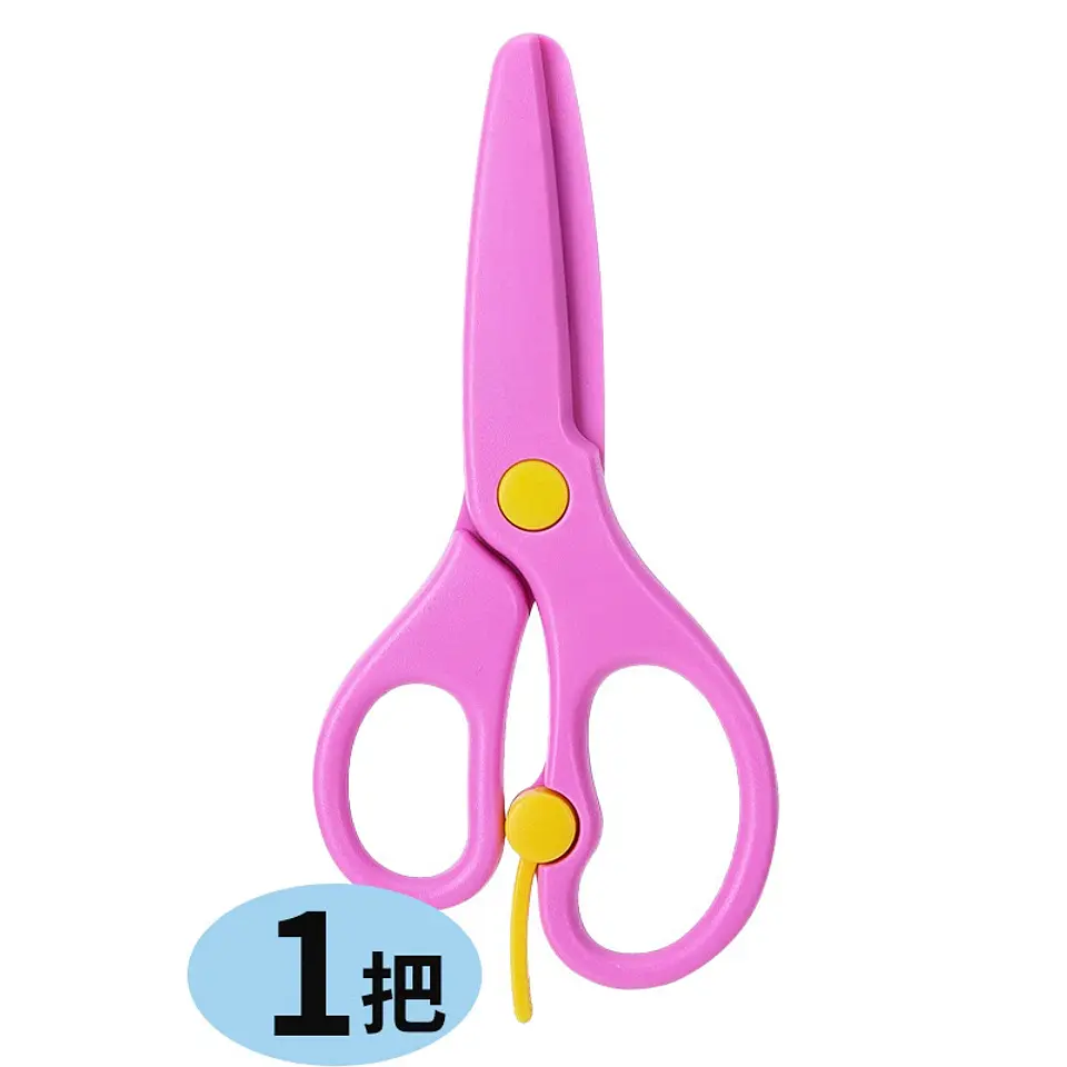 TIJERA PRE ESCOLAR PLASTICA CON SEGURO 9