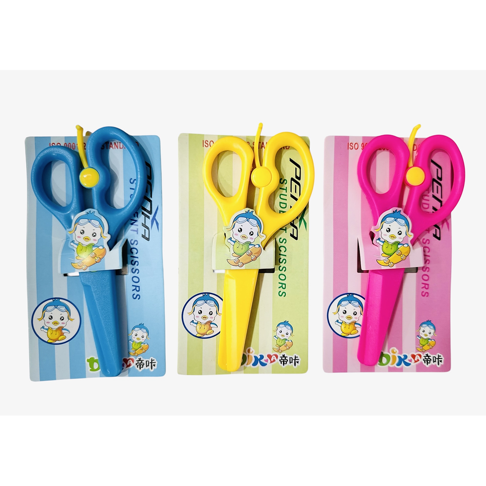 TIJERA PRE ESCOLAR PLASTICA CON SEGURO