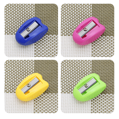 SET DE 12 SACA PUNTA DE COLORES DISEÑOS 