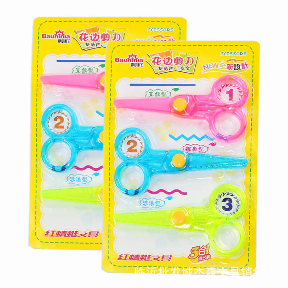 SET 3 DE TIJERAS CREATIVAS DISEÑO DE CORTE  10