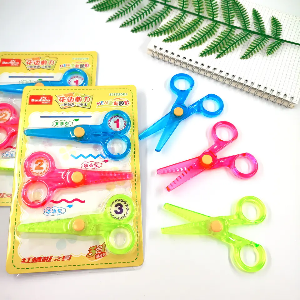 SET 3 DE TIJERAS CREATIVAS DISEÑO DE CORTE  2