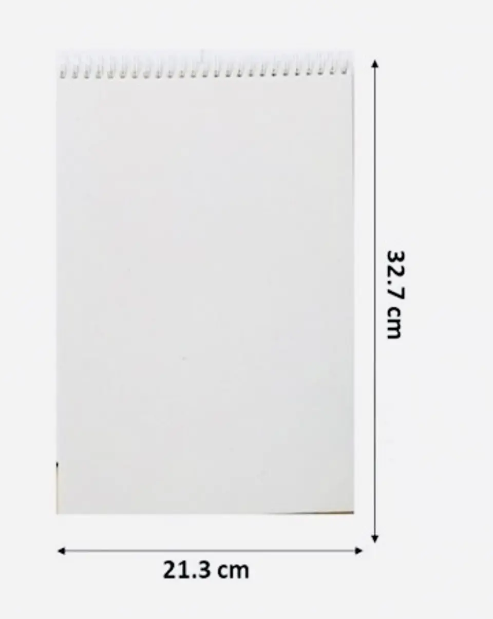 CROQUERA OFICIO 88HOJAS PAPEL BOND 100GRS 32X21CM 2