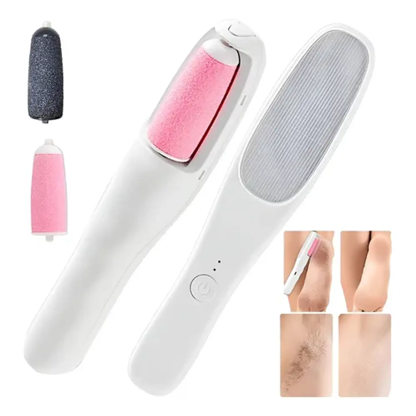 REMOVEDOR SACA DE CALLOS Y EXFOLIADOR PIES Y MANOS USB RECARGABLE 1