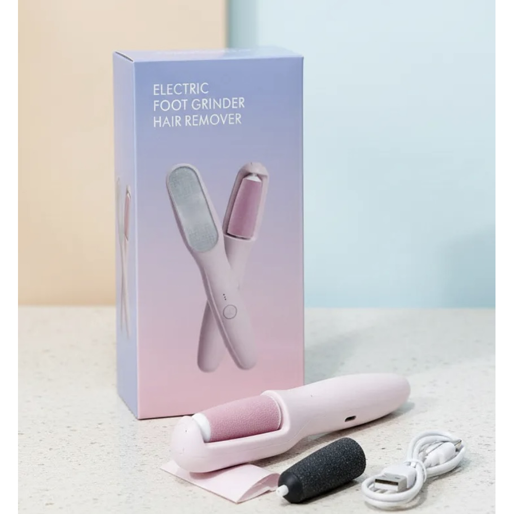 REMOVEDOR SACA DE CALLOS Y EXFOLIADOR PIES Y MANOS USB RECARGABLE