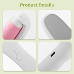 REMOVEDOR SACA DE CALLOS Y EXFOLIADOR PIES Y MANOS USB RECARGABLE