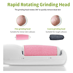 REMOVEDOR SACA DE CALLOS Y EXFOLIADOR PIES Y MANOS USB RECARGABLE