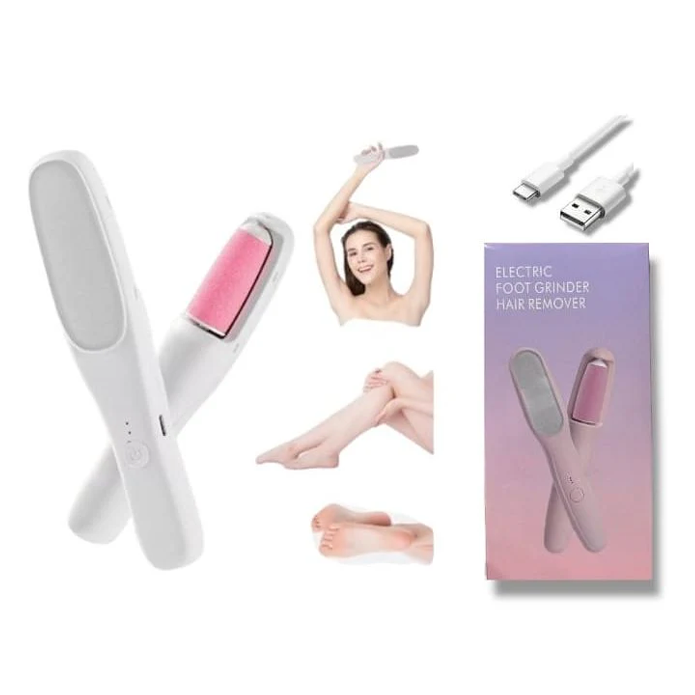 REMOVEDOR SACA DE CALLOS Y EXFOLIADOR PIES Y MANOS USB RECARGABLE