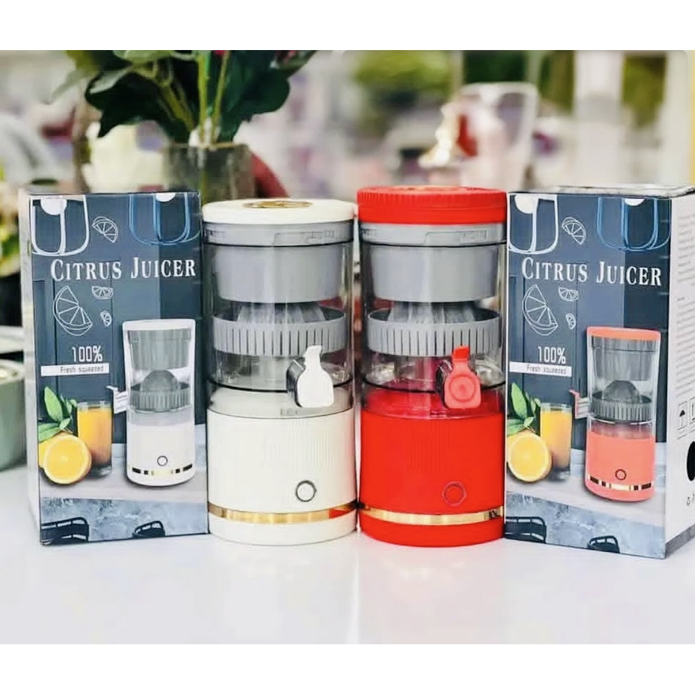 EXPRIMIDOR DE JUGO FRUTAS RECARGABLE USB PORTÁTIL 