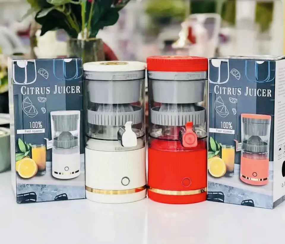 EXPRIMIDOR DE JUGO FRUTAS RECARGABLE USB PORTÁTIL  12