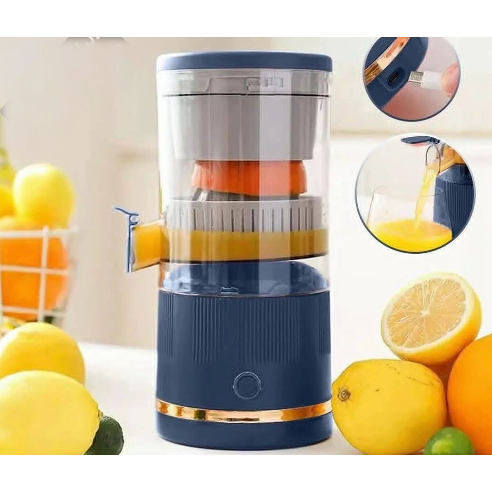 EXPRIMIDOR DE JUGO FRUTAS RECARGABLE USB PORTÁTIL 