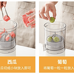 EXPRIMIDOR DE JUGO FRUTAS RECARGABLE USB PORTÁTIL 