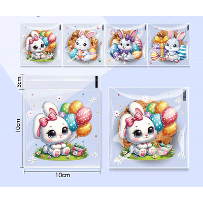 BOLSITAS DE CELOFÁN 10x10CM PQTE 100UNDS 