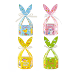 BOMBONERA PASCUA CON LAZO 23x9CM