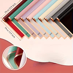 PAPEL COREANO CON BORDE DORADO PQTE 20 PZS 