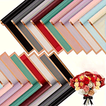 PAPEL COREANO CON BORDE DORADO PQTE 20 PZS 