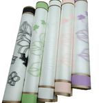 PAPEL COREANO CON DISEÑO Y BORDE DORADO 