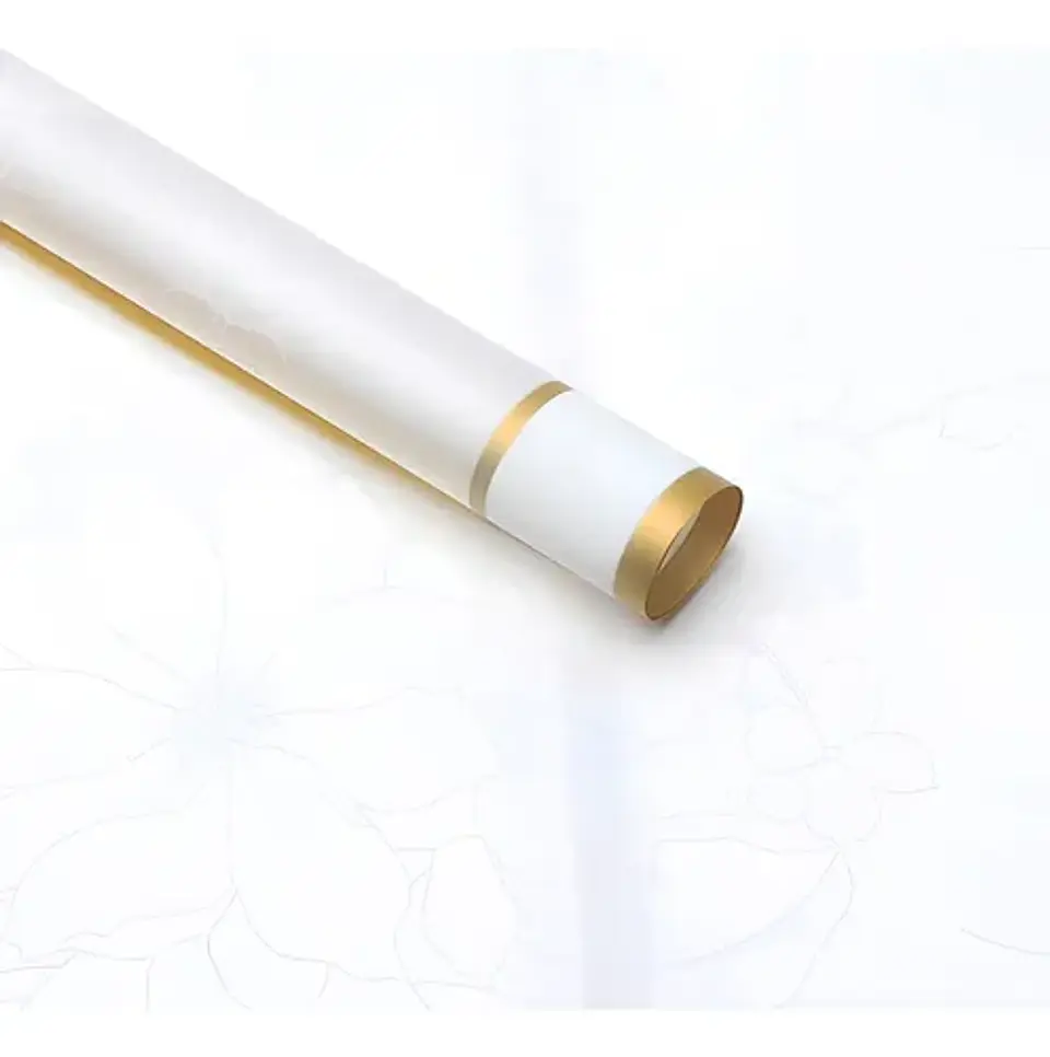 PAPEL COREANO CON DISEÑO Y BORDE DORADO  7