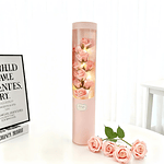 RAMO DE ROSAS CON LUCES EN CAJITA 40x10CM