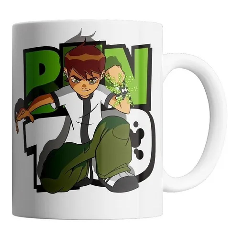 TAZA DE LOZA BEN 10 