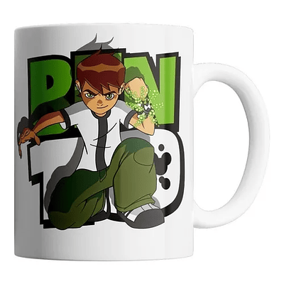 TAZA DE LOZA BEN 10 