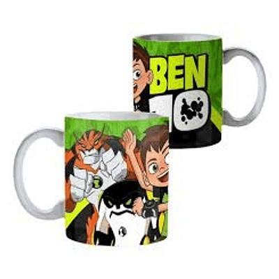 TAZA DE LOZA BEN 10 