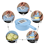 RALLADOR CORTADOR MULTIFUNCIONAL DE VERDURAS 