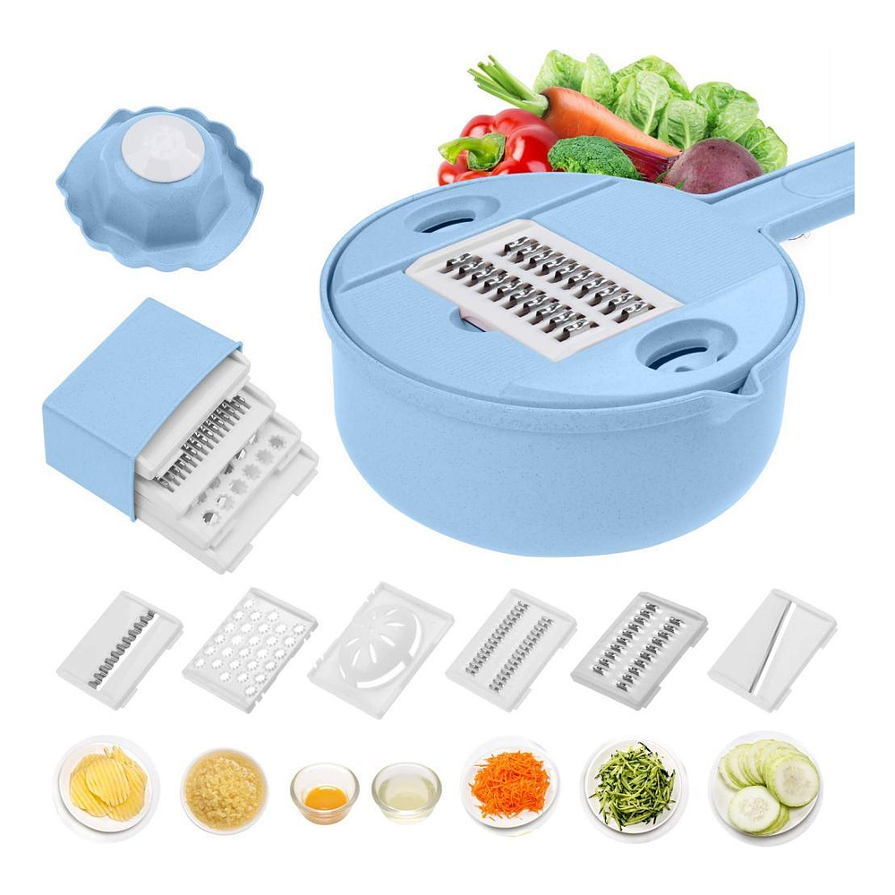 RALLADOR CORTADOR MULTIFUNCIONAL DE VERDURAS 