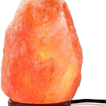 LAMPARA DE SAL DEL HIMALAYA LUZ REGULABLE PIEDRA DE 2.5 A 3 KILOS 20x13CM