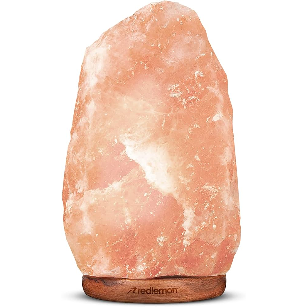 LAMPARA DE SAL DEL HIMALAYA LUZ REGULABLE PIEDRA DE 2.5 A 3 KILOS 20x13CM