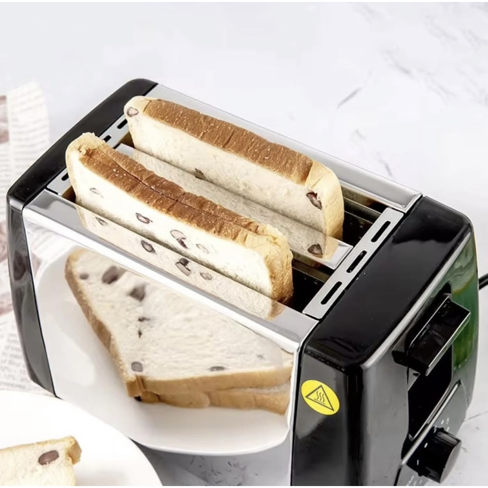 TOSTADORA DE PAN ELÉCTRICO DE ACERO INOXIDABLE
