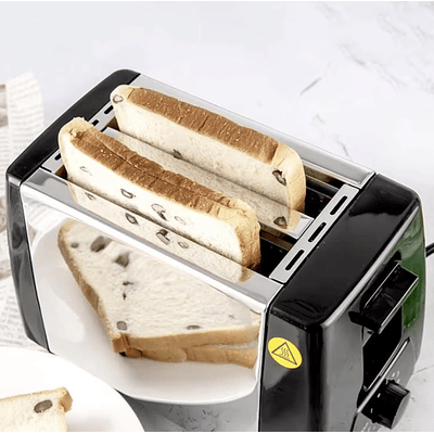TOSTADORA DE PAN ELÉCTRICO DE ACERO INOXIDABLE