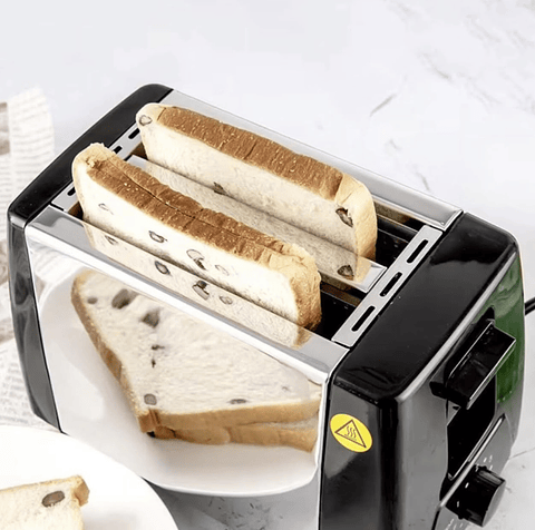 TOSTADORA DE PAN ELÉCTRICO DE ACERO INOXIDABLE